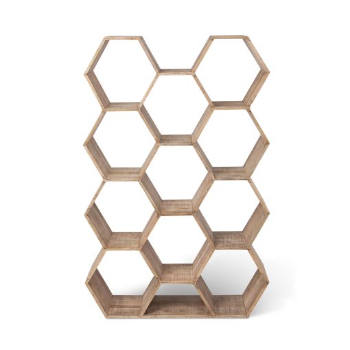 Park Hill Honeycomb Wooden Etagere - Image 4