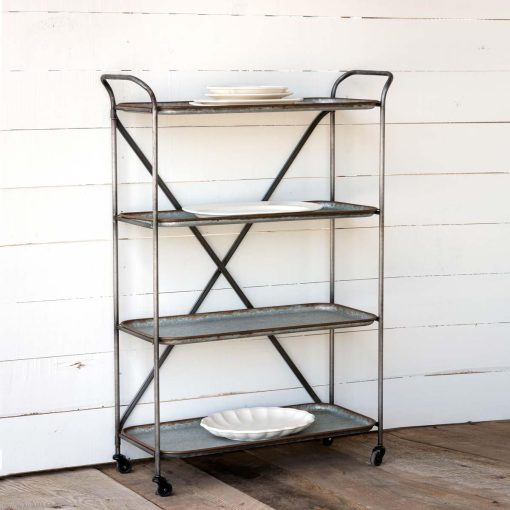 Park Hill Metal Bakery Cart