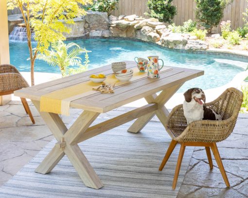 Park Hill Teak Outdoor Clambake Table