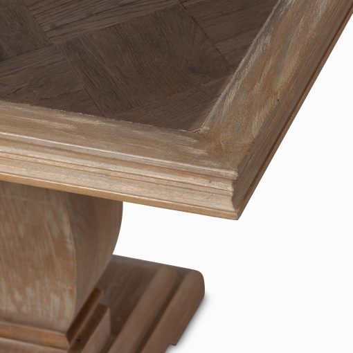 Park Hill Recycled Oak and Poplar Dining Table - Image 3