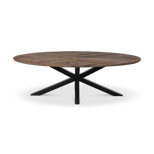 Park Hill Nolan Crossed Leg Oval Dining Table - Image 2