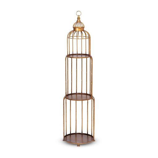 Park Hill La Voliere Stacking Golden Etagere - Image 2