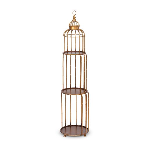 Park Hill La Voliere Stacking Golden Etagere - Image 3