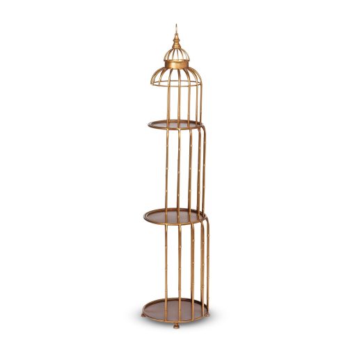 Park Hill La Voliere Stacking Golden Etagere - Image 4