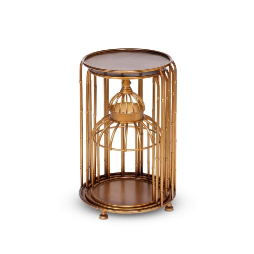 Park Hill La Voliere Stacking Golden Etagere - Image 6