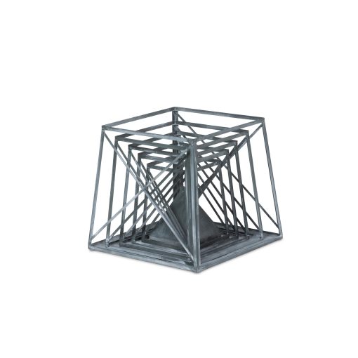 Park Hill Stackable Galvanized Obelisk - Image 4