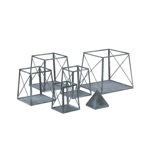 Park Hill Stackable Galvanized Obelisk - Image 5