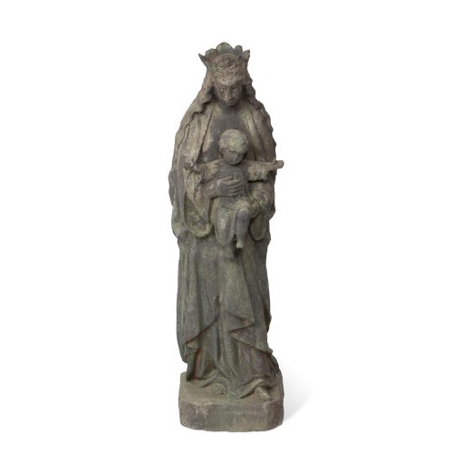 Park Hill Santa Maria with Child Iron Statue - Image 2