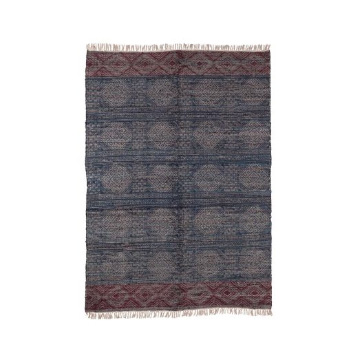 Park Hill Austin Cotton Blend Printed Rag Rug - 6' x 9' - Image 2