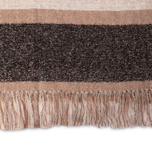 Park Hill Plaid Pattern Alpaca Wool Throw - Image 5