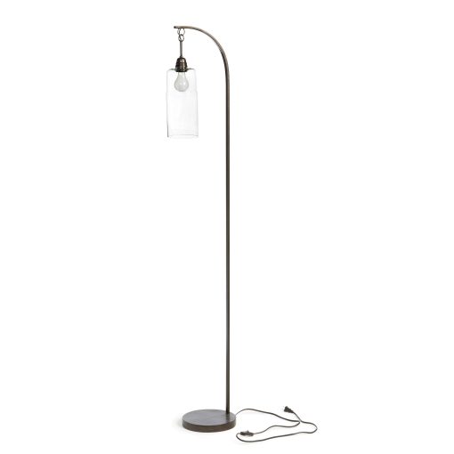 Park Hill Glass Pendant Floor Lamp - Image 3