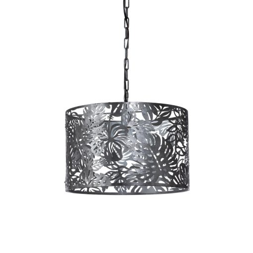 Park Hill Monstera Vine Drum Light Fixture