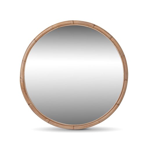 Park Hill Bamboo Frame Round Mirror