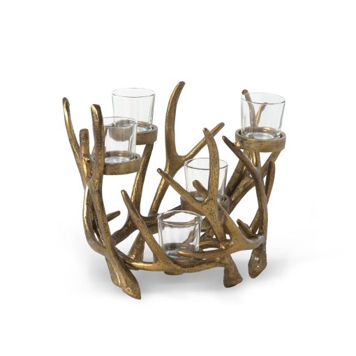 Park Hill Antler Cast Aluminum Centerpiece x 5 - Image 2