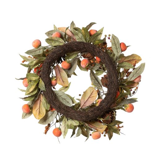 Park Hill Autumn Persimmon Wreath - Image 4