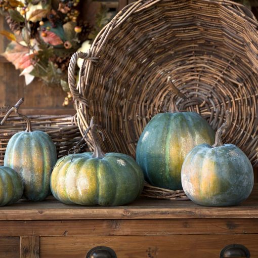 Park Hill Early Green Pumpkin Collection - Set of 5