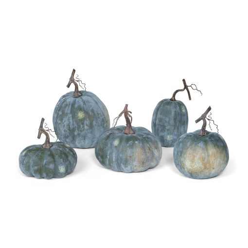 Park Hill Early Green Pumpkin Collection - Set of 5 - Image 5