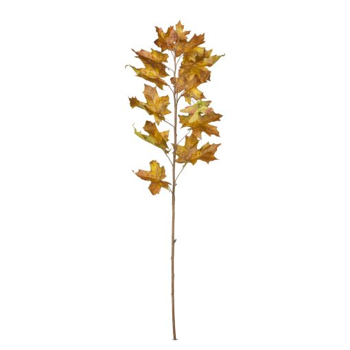 Park Hill Crafted Autumn Leaves Stem Collection - Set of 12, 3 Assorted Colors - Image 3