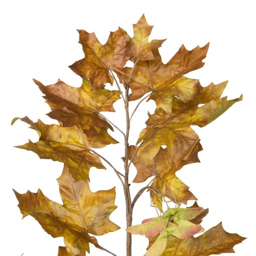 Park Hill Crafted Autumn Leaves Stem Collection - Set of 12, 3 Assorted Colors - Image 4