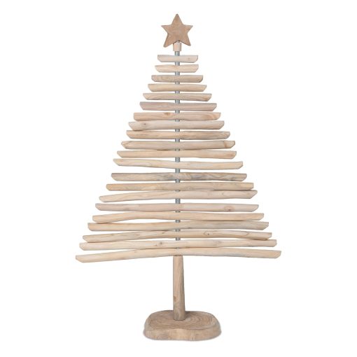 Park Hill Rustic Teak Wood Christmas Tree - Image 7