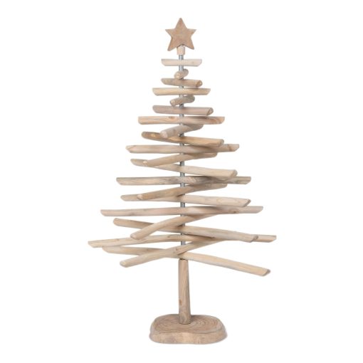 Park Hill Rustic Teak Wood Christmas Tree - Image 8