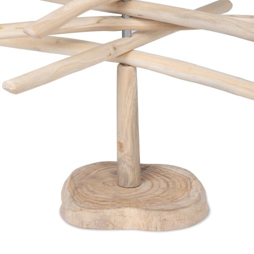 Park Hill Rustic Teak Wood Christmas Tree - Image 9