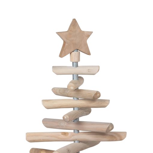 Park Hill Rustic Teak Wood Christmas Tree - Image 10