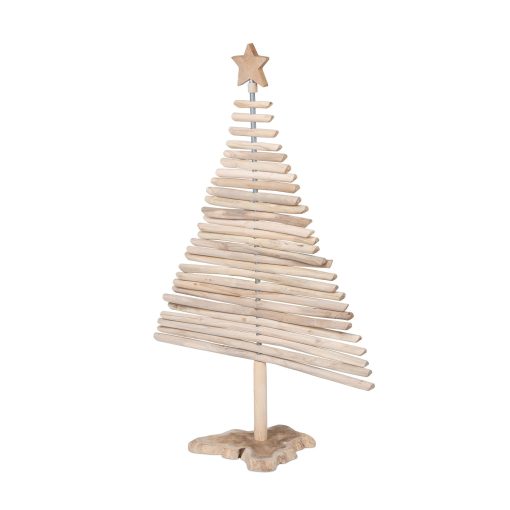 Park Hill Rustic Teak Wood Christmas Tree - Image 11