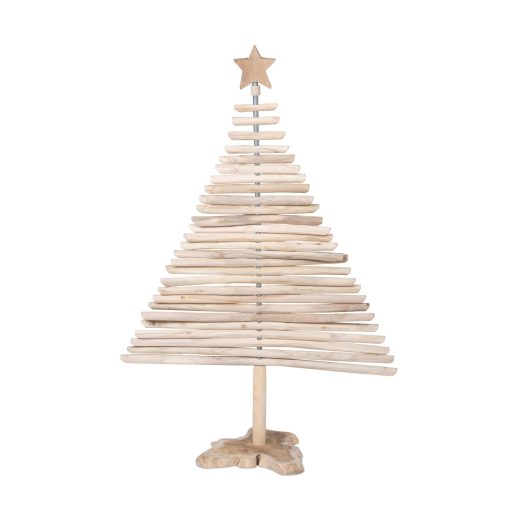 Park Hill Rustic Teak Wood Christmas Tree - Image 12