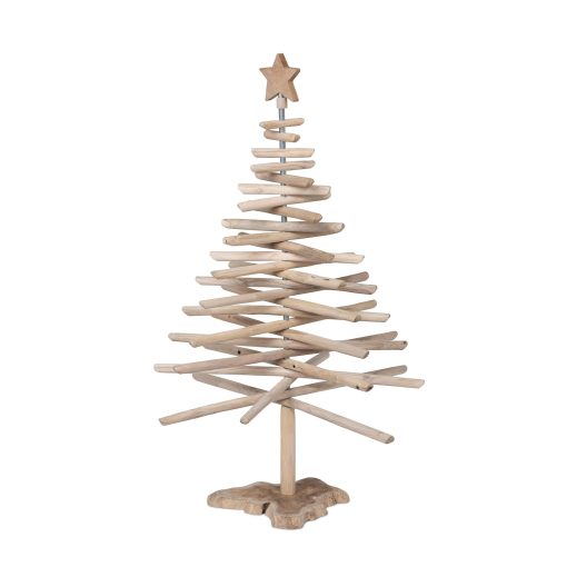 Park Hill Rustic Teak Wood Christmas Tree - Image 13