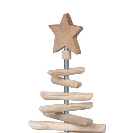 Park Hill Rustic Teak Wood Christmas Tree - Image 15