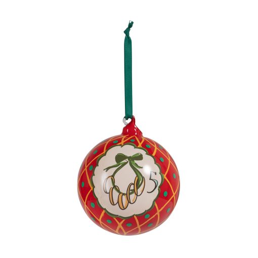 Park Hill 12 Days of Christmas Glass Ball Ornaments Boxed - Set of 12 - Image 8