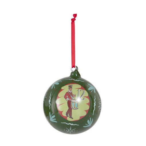 Park Hill 12 Days of Christmas Glass Ball Ornaments Boxed - Set of 12 - Image 15