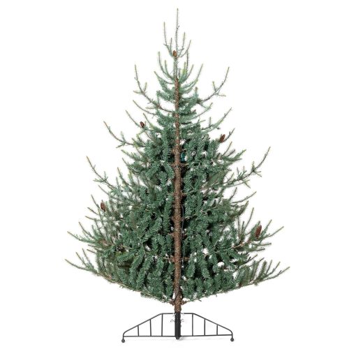 Park Hill Blue Spruce Half Christmas Tree - 7.5' - Image 4