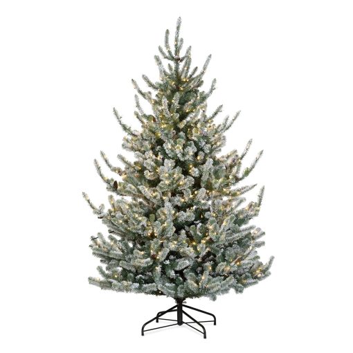 Park Hill Flocked Blue Spruce Tree - Image 3