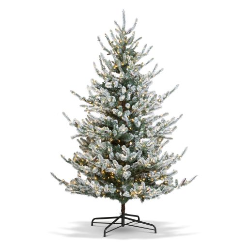 Park Hill Flocked Blue Spruce Tree - Image 5