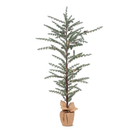 Park Hill Weeping Deodar Cedar Tree with Micro Lights - 60" - Image 4