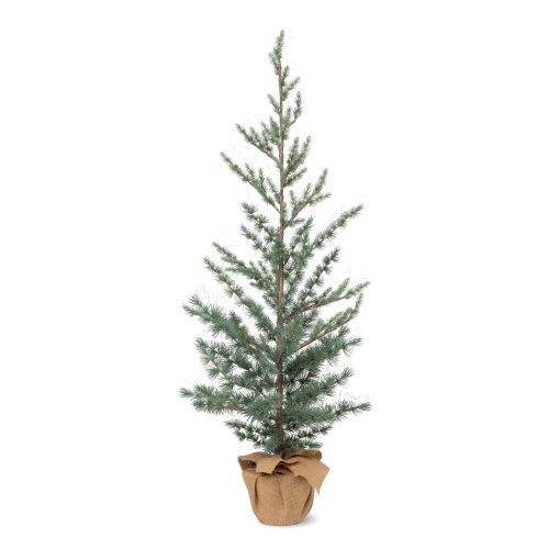 Park Hill Blue Cedar Tree with Micro Lights - 48" - Image 3