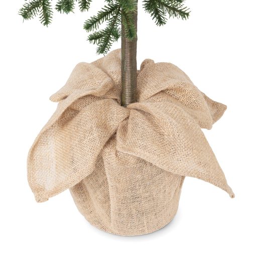 Park Hill Noble Fir Front Porch Tree in Burlap Bag - 90" - Image 6