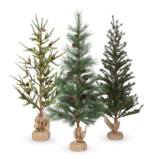 Park Hill Third-Year Faux Seedling Trees - Set of 3 - Image 2