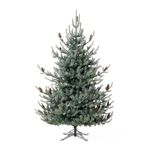 Park Hill Blue Spruce Christmas Tree 7.5' Clear and Multi Lights - Image 4