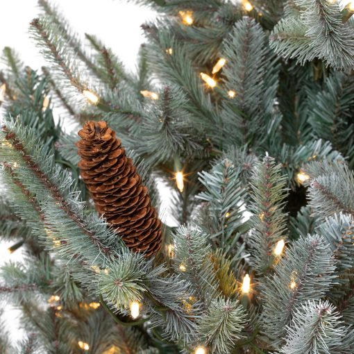 Park Hill Blue Spruce Christmas Tree 7.5' Clear and Multi Lights - Image 9