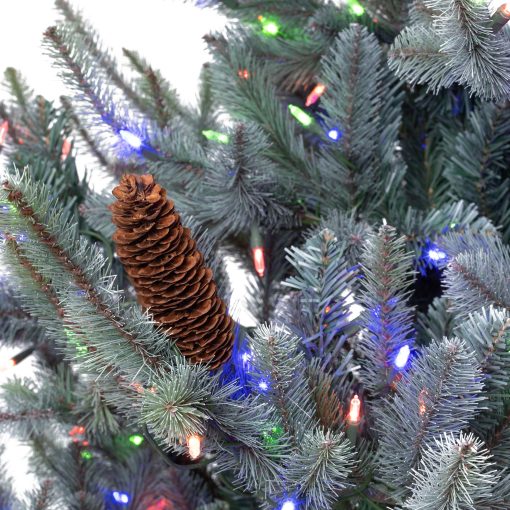 Park Hill Blue Spruce Christmas Tree 7.5' Clear and Multi Lights - Image 10