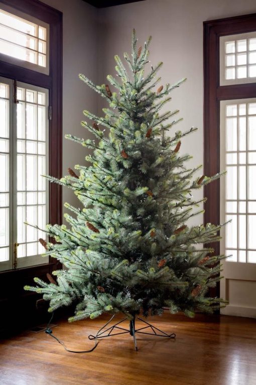 Park Hill Blue Spruce Christmas Tree 7.5' Clear and Multi Lights - Image 3