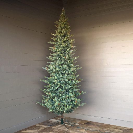 Park Hill Blue Spruce Slim Christmas Tree - 12'