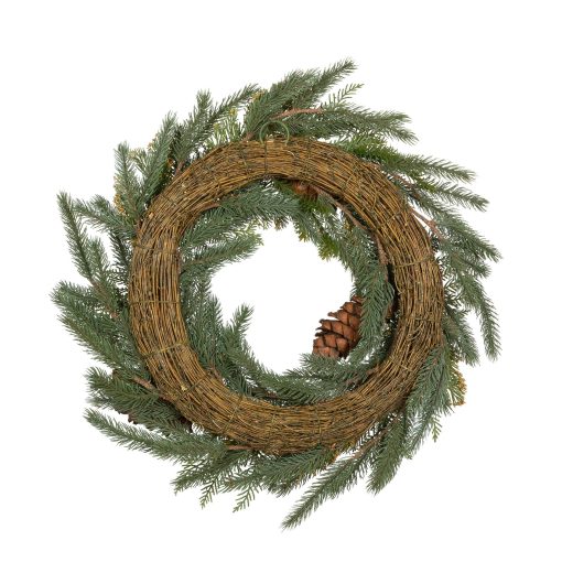 Park Hill Mixed Evergreen Wreath - Image 4