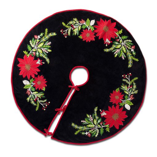 Park Hill Poinsettia Tree Skirt