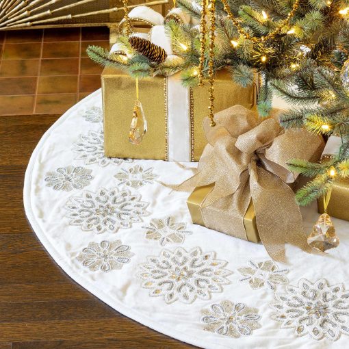 Park Hill White Frost Tree Skirt