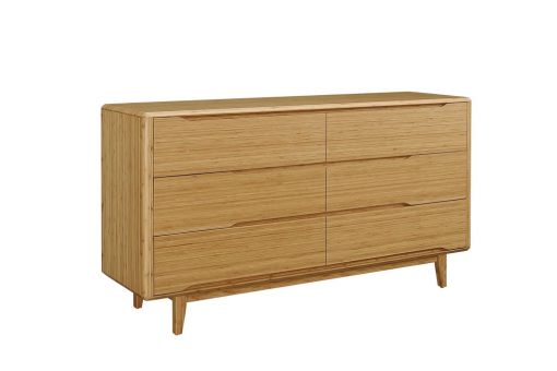 Greenington Currant Caramelized Six Drawer Double Dresser