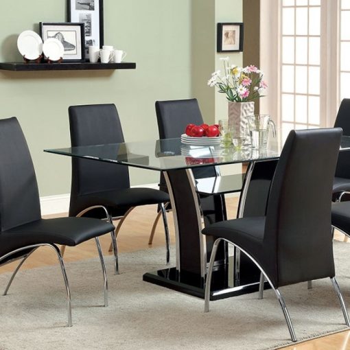 Glenview Contemporary High Gloss Lacquer Coating Dining Table